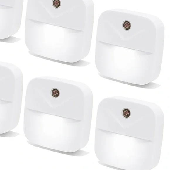Led nightlight 6 Pack Night Light Plug in, White LED Nightlights new - Picture 2 of 6